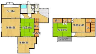 葛原2丁目戸建の間取り画像