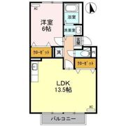プレジールマーチ Aの間取り画像