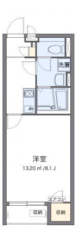 クレイノハイム ルーエの間取り画像