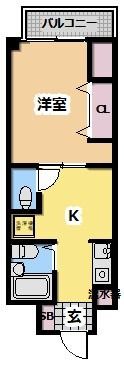 YKマンションの間取り画像