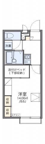 レオパレス湖月の間取り画像