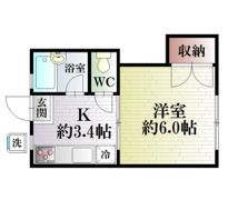 コーポナガシマの間取り画像