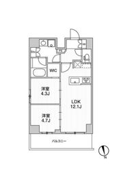 リテラス南千住サウスの間取り画像