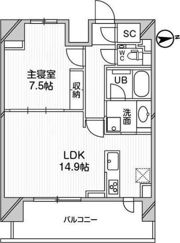 M白金台の間取り画像