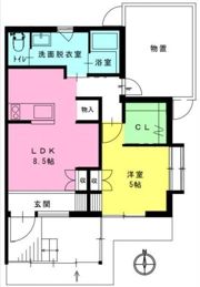 浅川リノベテラスハウス 東棟の間取り画像