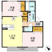 エンブレム伴 Cの間取り画像