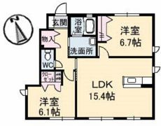 モンテベルデの間取り画像
