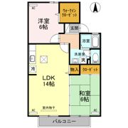 ヴィルヌーブ経堂 B棟の間取り画像