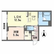 オースピシャス大安寺の間取り画像
