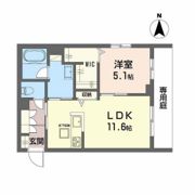 オースピシャス大安寺の間取り画像