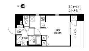 アーバネックス高槻芥川の間取り画像