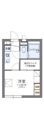 レオパレスアンセストラルの間取り画像