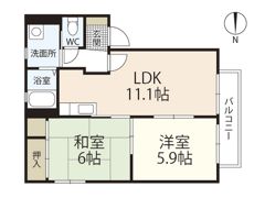 グレースツカサ D棟の間取り画像