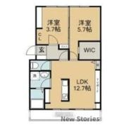 天神マンションⅡの間取り画像