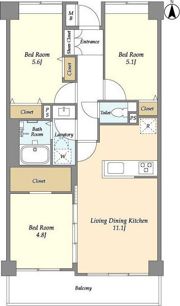 コンフォリア西荻北の間取り画像