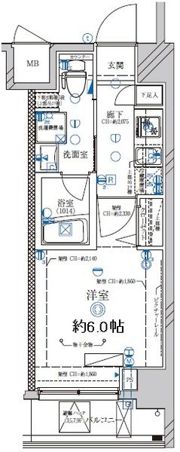 ディアレイシャス西川口の間取り画像