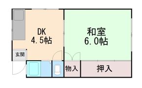 川富マンションの間取り画像
