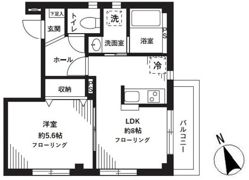 エレメンツ桃井の間取り画像