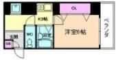 ODESSA南船場の間取り画像