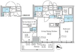 パークアクシス板橋本町ステーションゲートの間取り画像