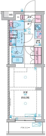 GENOVIA聖蹟桜ヶ丘の間取り画像