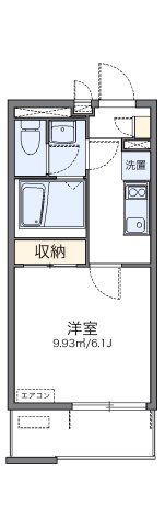 レオネクストグレイスコーポ薩摩の間取り画像