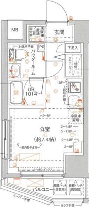 クラリッサレーヴ阪東橋の間取り画像