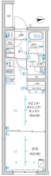 CREATIF西池袋の間取り画像