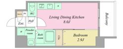 ArtizA瓦屋町Ⅱの間取り画像