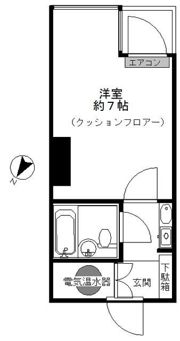 セントラル東銀座の間取り画像