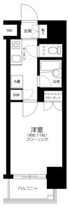 菱和パレス五反田西の間取り画像