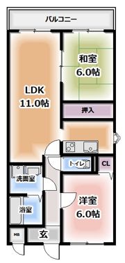 クーリエ70の間取り画像