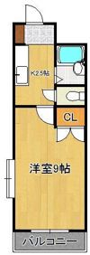 第8エルザビルの間取り画像