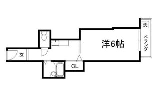 御所西シンワマンションの間取り画像