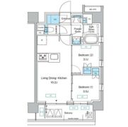 プレディアコート三軒茶屋の間取り画像
