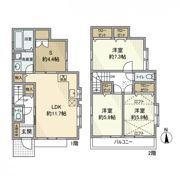 向台町戸建の間取り画像