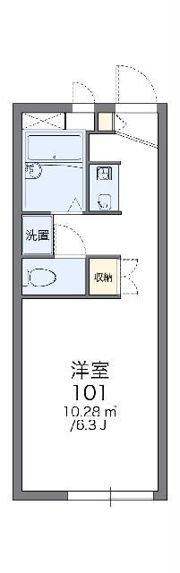 レオパレスボヌールTAJIMAの間取り画像