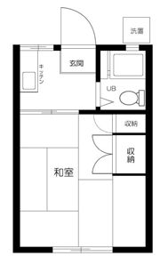 サニーハイツの間取り画像