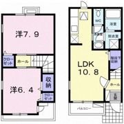 フロ－ラ Bの間取り画像
