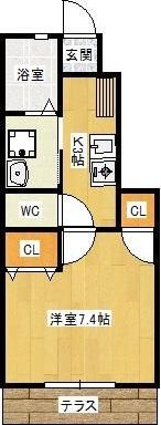 Al Sole Aの間取り画像