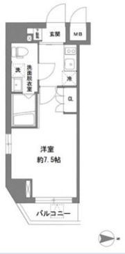 ラヴィータ新御徒町の間取り画像