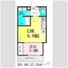 河原町レジデンスA棟の間取り画像