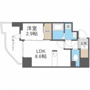 セレニテ難波プリエの間取り画像