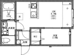 WISE TERRACE 西大宮の間取り画像