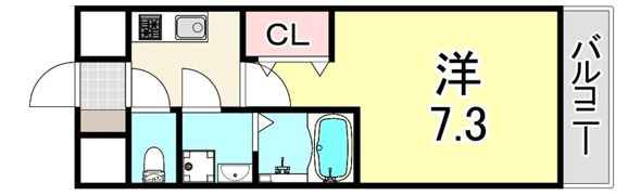 サムティ梅田インターコアの間取り画像
