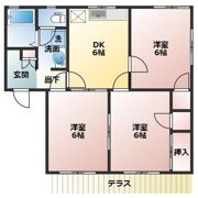 ハイライズK A棟の間取り画像
