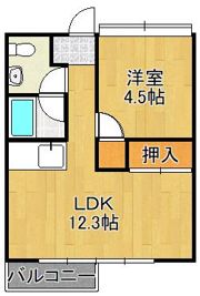 Moon中原 A棟の間取り画像