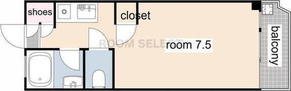 ハイネス四ツ谷の間取り画像
