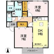 セジュール サライ B棟の間取り画像