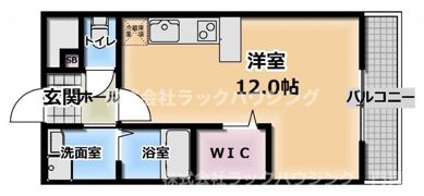 アンプルールAngeの間取り画像